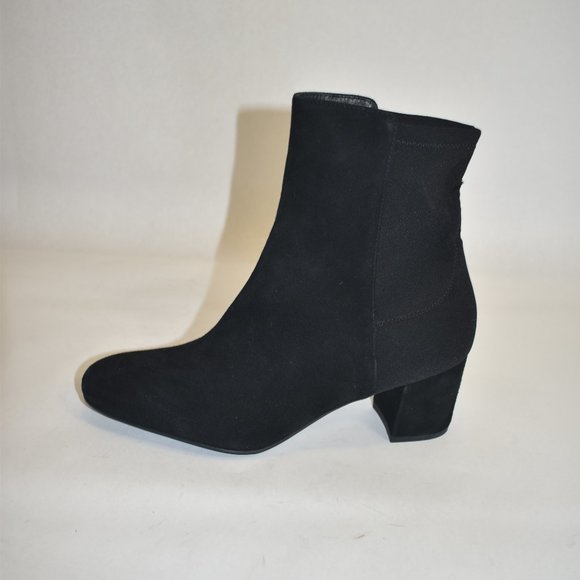 STUART WEITZMAN Marysol Suede and Neoprene Ankle Boots Size 8.5 - Picture 5 of 10